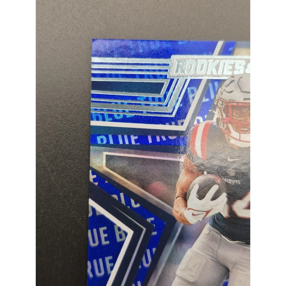 2024 Panini Rookies & Stars Kendrick Bourne #67 True Blue /99 Auto Patriots